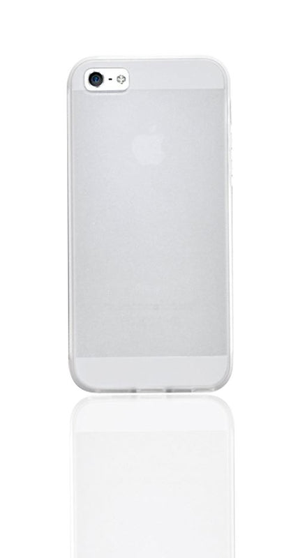 CAMPUS "FlexShield" Coque silicone Blanc/Transparent pour iPhone 5