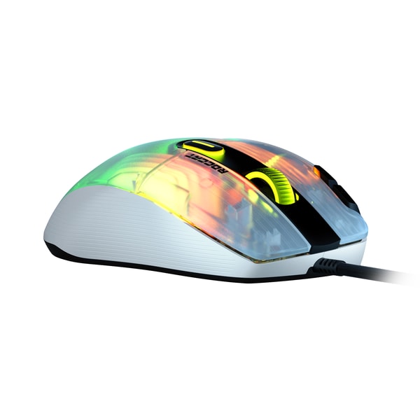 Roccat - Souris de jeu ergonomique personnalisable de nouvelle génération Kone XP avec éclairage 3D Blanche - flash vidéo