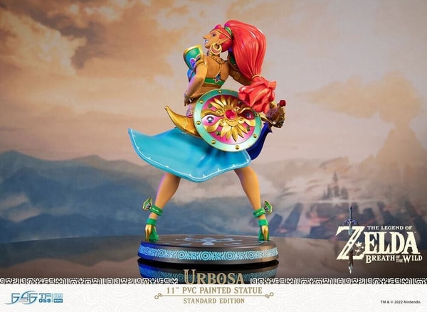 First 4 Figures - The Legend of Zelda : Breath of the Wild - Urbosa Statue Edition Standard 27cm - flash vidéo