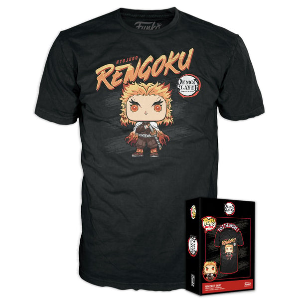 Funko NEWBoxed Tee: Demon Slayer - Rengoku - M - flash vidéo