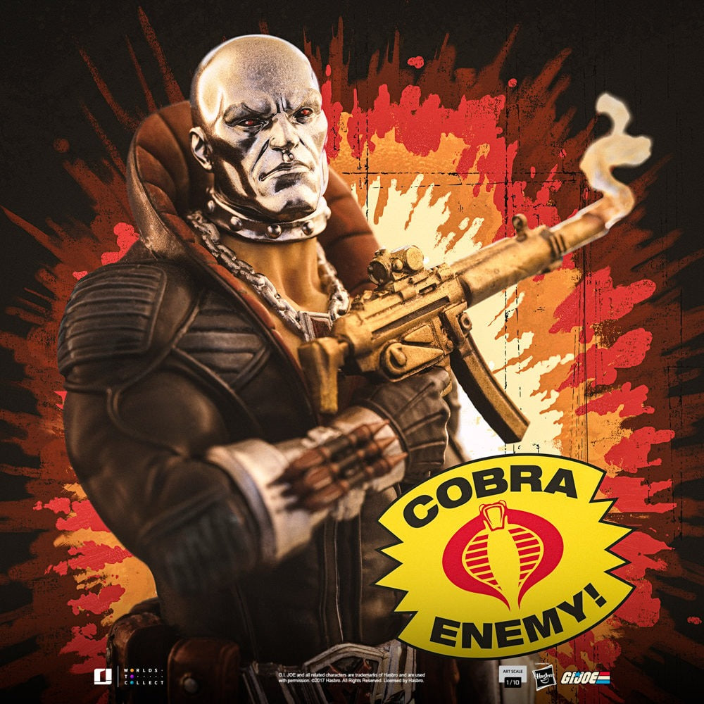 Iron Studios - Art Scale 1/10 - G.I. Joe - Destro Statue 21cm
