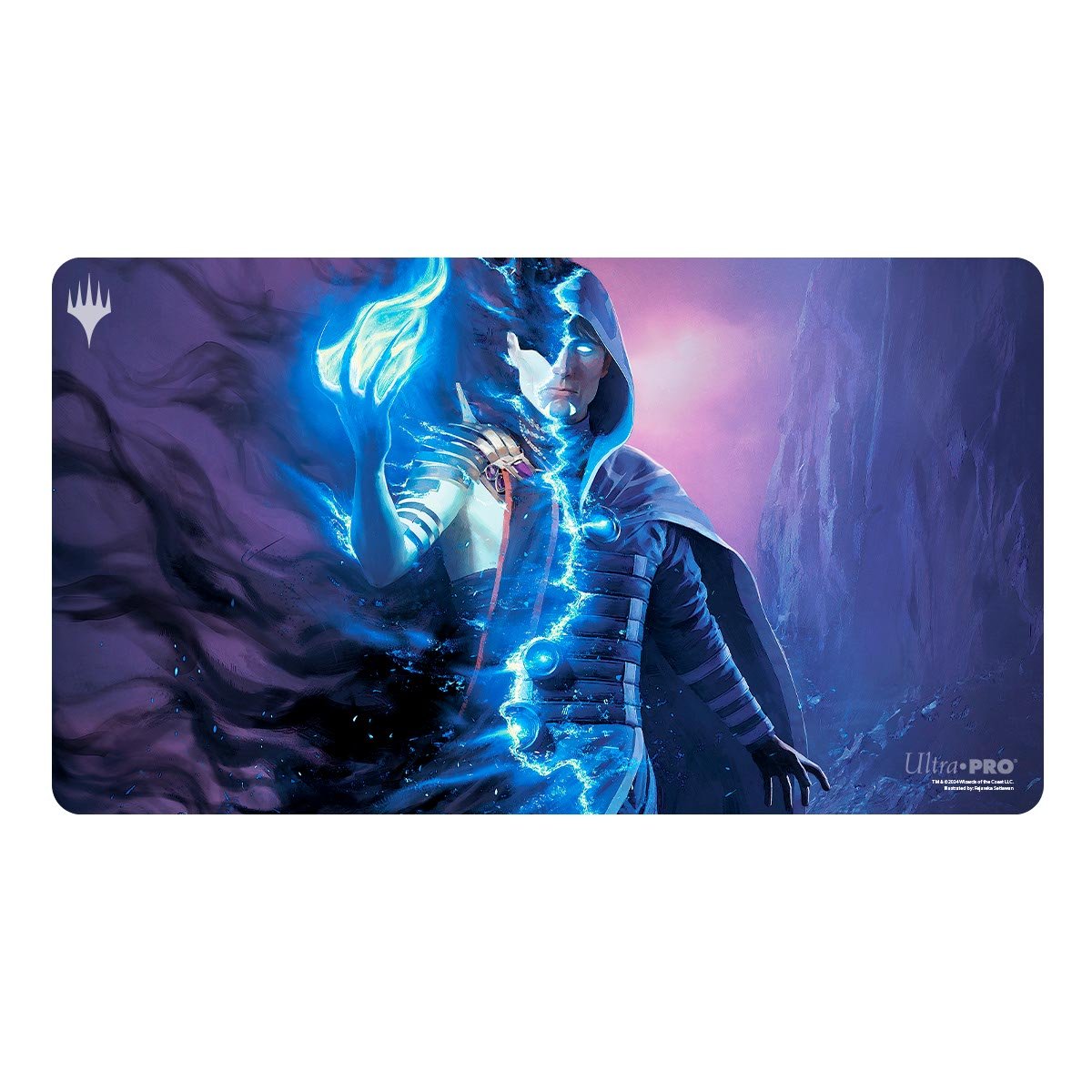 Ultra Pro - Magic: The Gathering - Outlaws of Thunder Junction - Tapis de jeu Jace, le Réveillé (60 x 34 cm) - flash vidéo