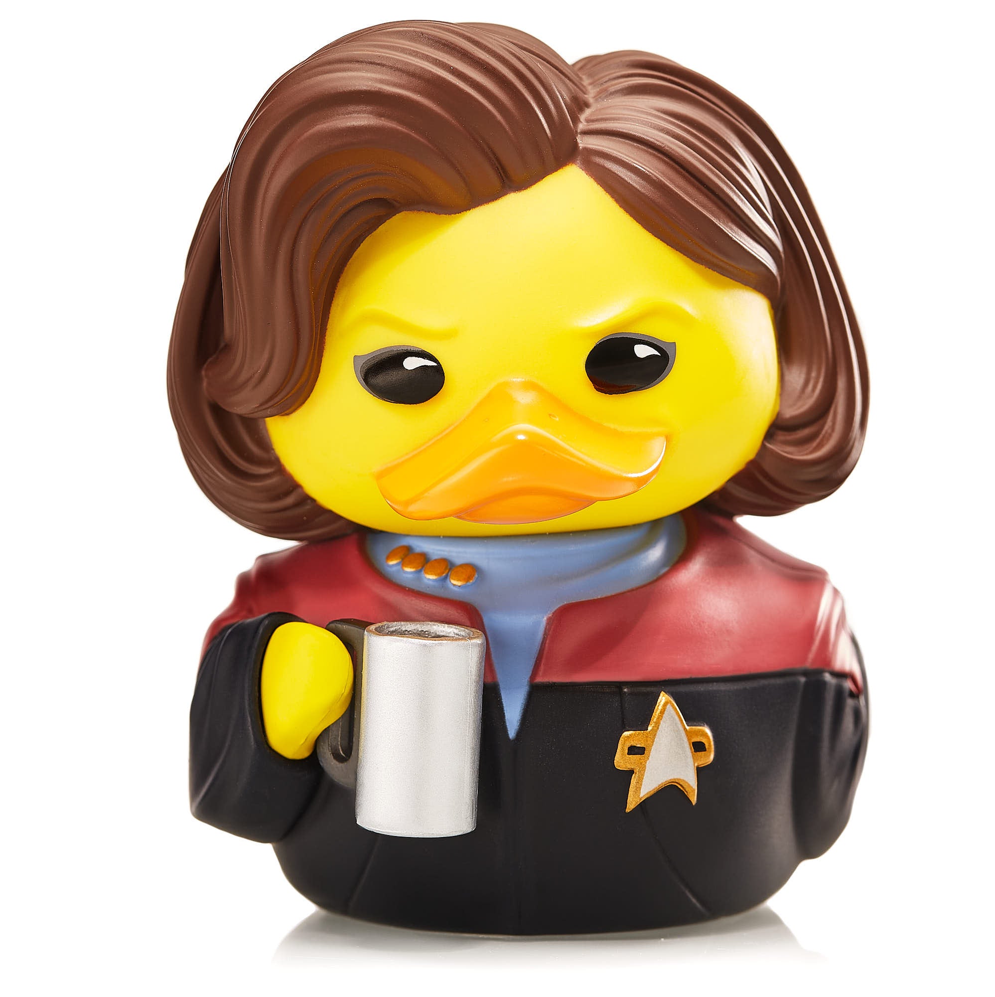 Numskull - Best of TUBBZ Boîte Canard de bain - Star Trek - Kathryn Janeway - 9cm - flash vidéo