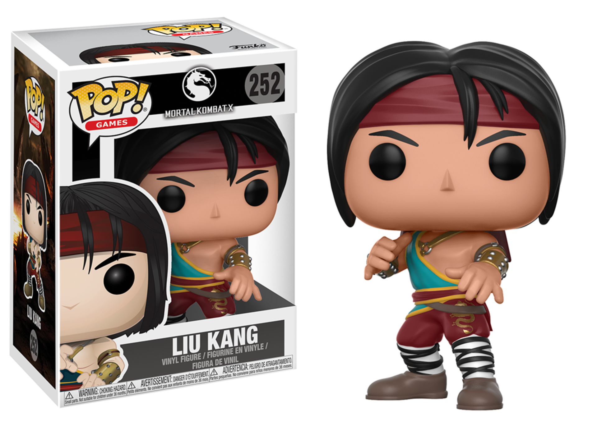 Funko Pop! Games Mortal Kombat X Liu Kang ENG Merchandising - flash vidéo