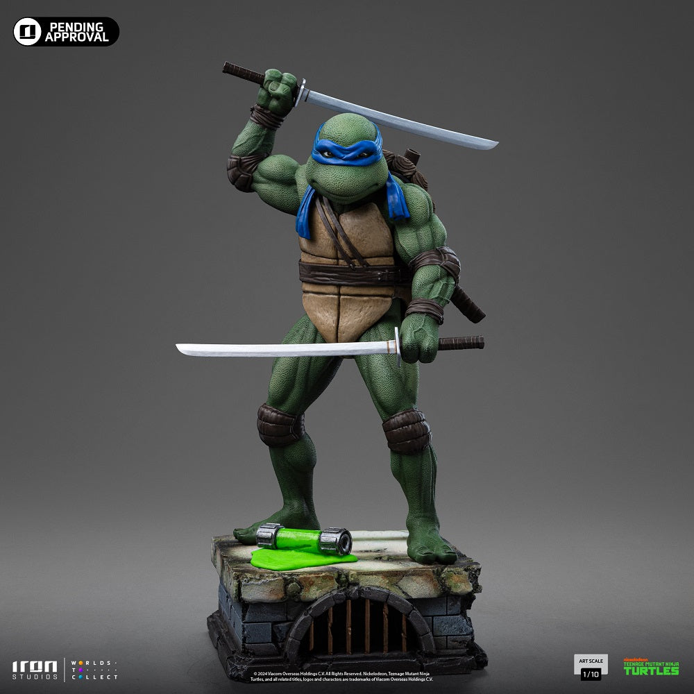 Iron Studios - Art Scale 1/10 - Teenage Mutant Ninja Turtles - Leonardo Statue 21cm - flash vidéo