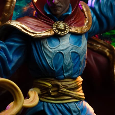 Iron Studios - Deluxe BDS Art Scale 1/10 - Marvel - Dr. Strange "Infinity Gauntlet" Statue 47cm - flash vidéo