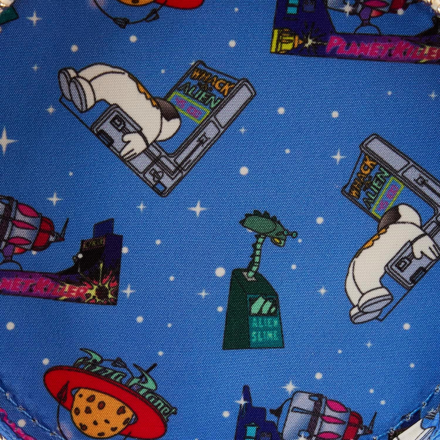 Loungefly: Pixar Toy Story - Pizza Planet Mega Gulp Cross Body Bag - flash vidéo