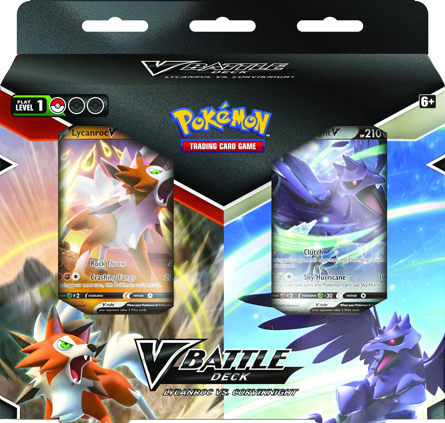 Pokémon JCC - Bundle Deck Combat-V Lougaroc Vs Corvaillus - flash vidéo