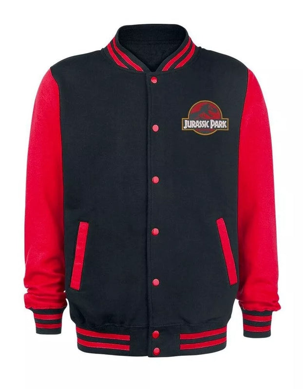 Jursssic Park - Veste Noire et Rouge pour Hommes - S