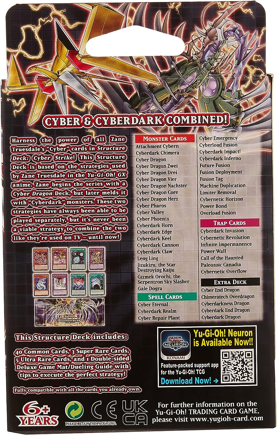 Yu-Gi-Oh! JCC - Display de Deck de Structure de réimpression Assaut Cyber (8 Decks) - flash vidéo