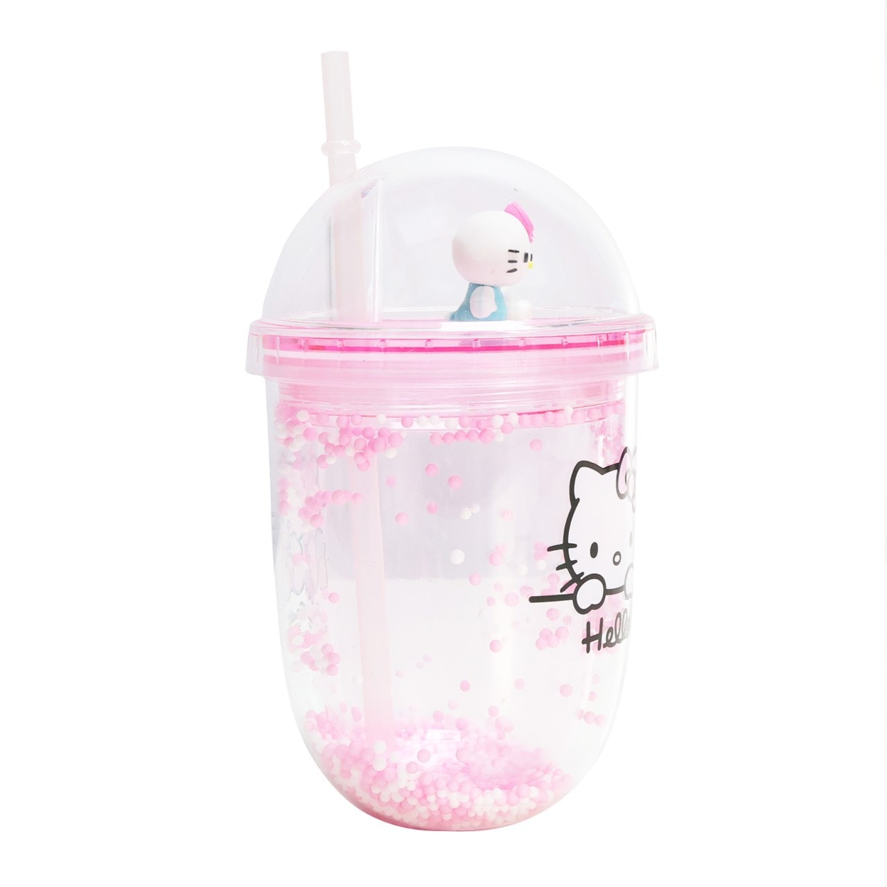Sanrio - Mug bubble tea avec paille Hello Kitty