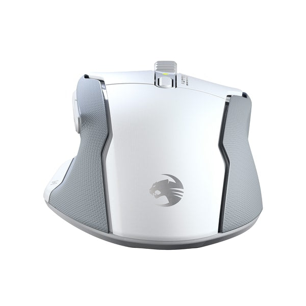 Roccat - Souris de jeu optique ergonomique sans fil Kone Air Blanche - flash vidéo