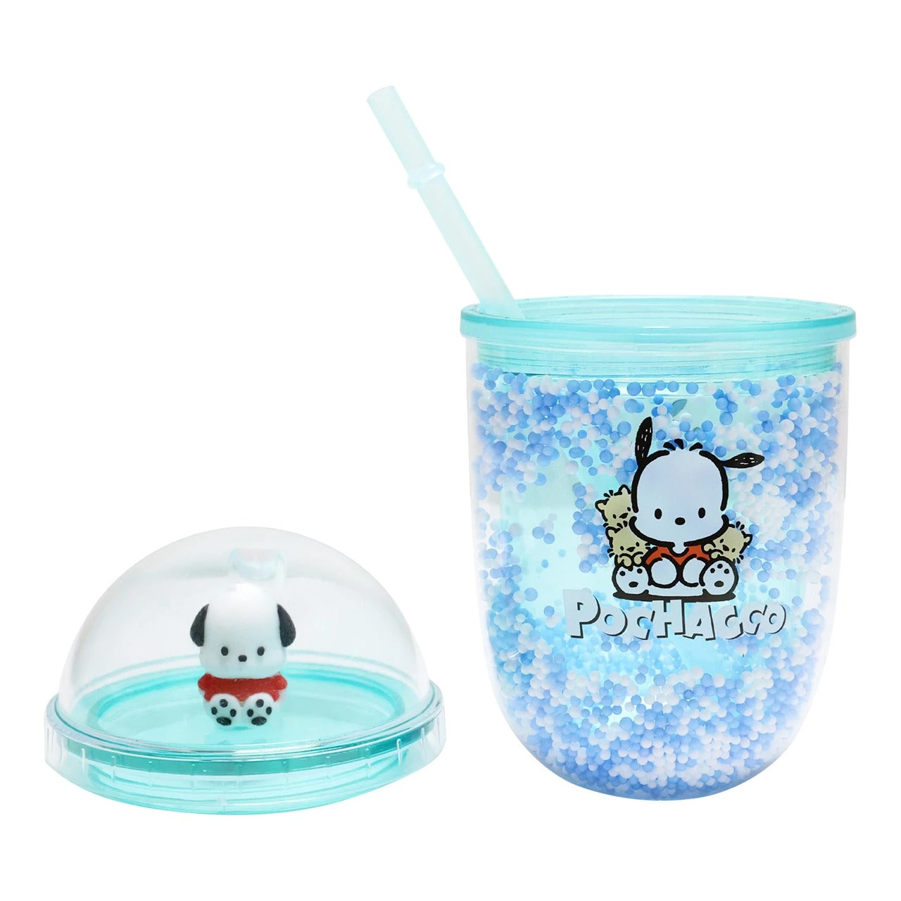 Sanrio - Mug bubble tea avec paille Pochacco