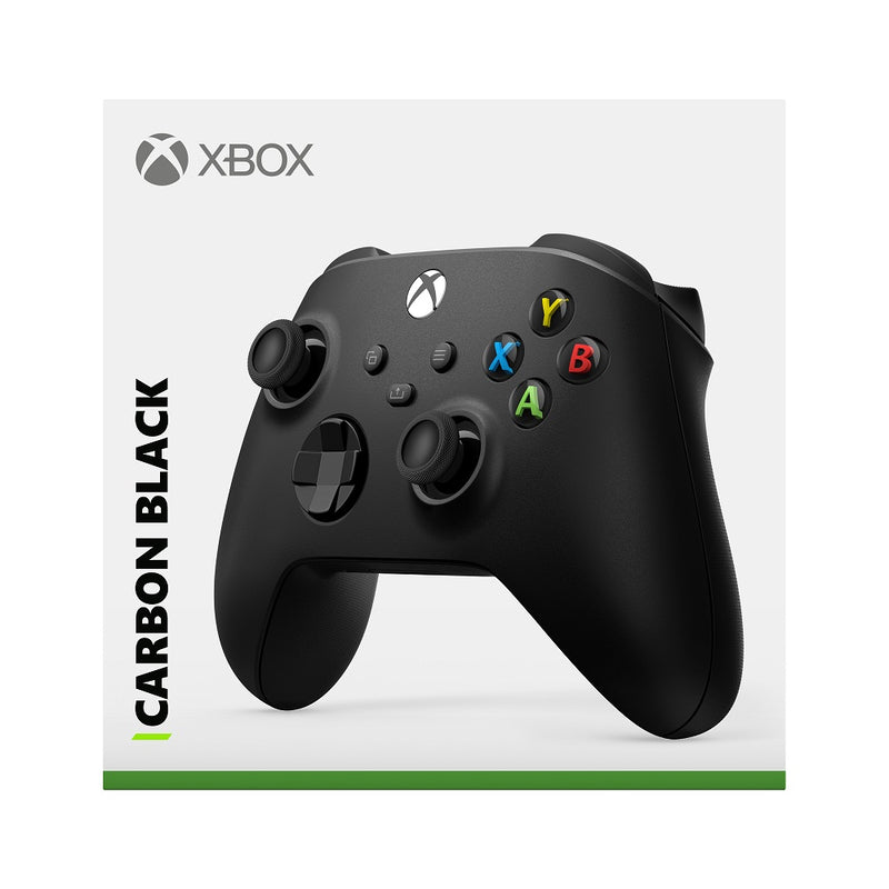 Manette sans fil Xbox Carbon Black pour Xbox Series X|S, Xbox One, Windows 10 et Mobile