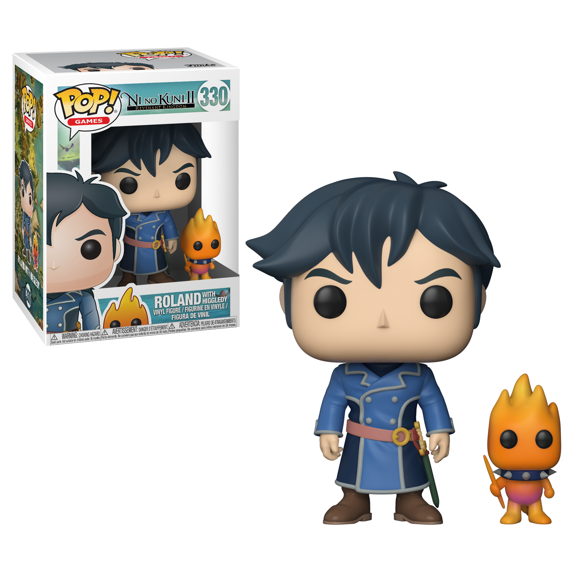 Funko Pop! Games Ni no Kuni II Roland with Higgledy ENG Merchandising - flash vidéo