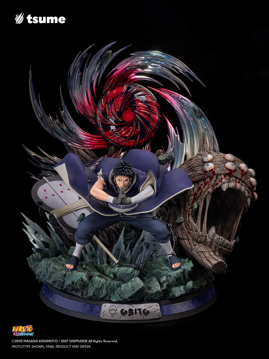 Tsume Art - HQS Dioramax 1/6 - Naruto Shippuden - Obito Uchiwa Statue 54cm