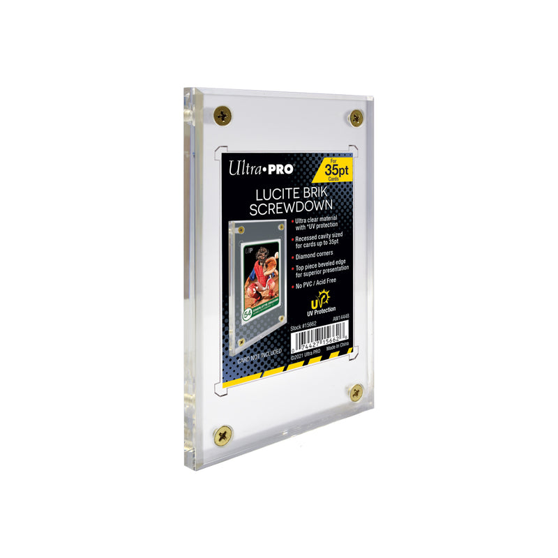 Ultra Pro - Lucite Brik UV avec vis de fixation