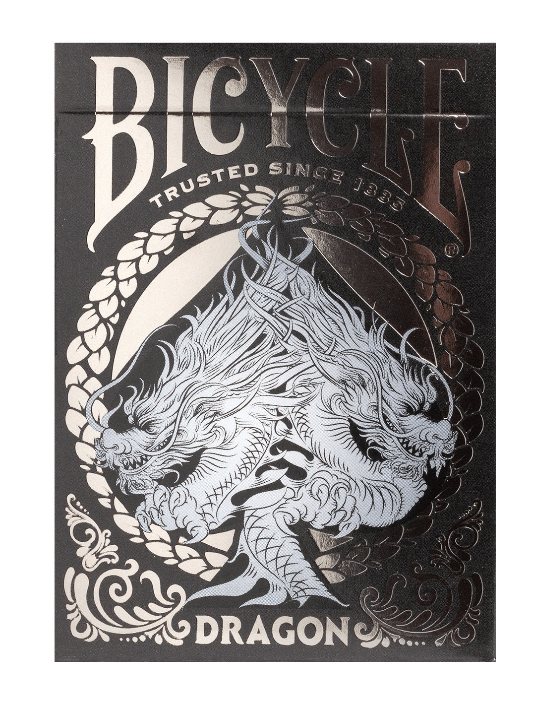 Bicycle - Carte de jeu Standard 56 pièce(s) Dragon Black - flash vidéo