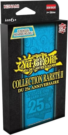 Yu-Gi-Oh! JCC - Pack de 2 Booster Collection Rareté du 25e Anniversaire II (Tuckbox cartonné) - flash vidéo