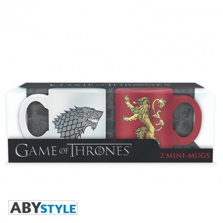 Game of Thrones - Stark & Lannister Set of 2 Mugs 110ml