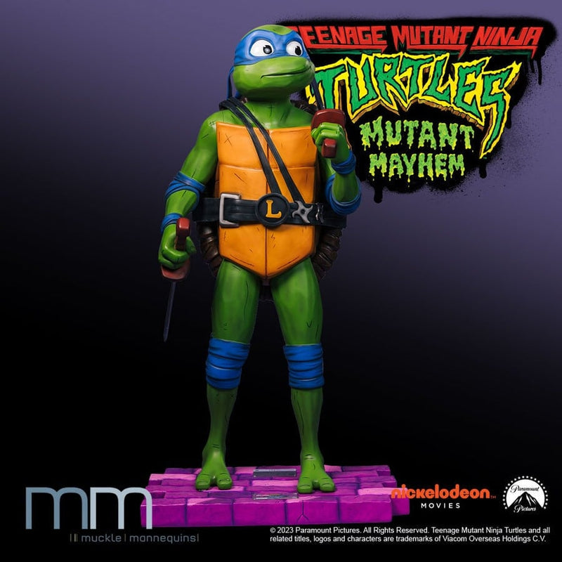 Ninja Turtles: Teenage Years - Statue taille réelle Leonardo (Base incluse)