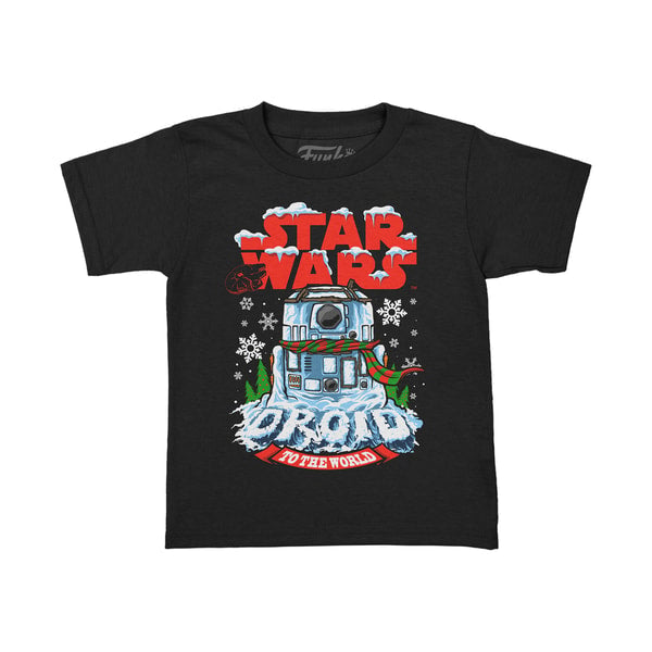 Funko Pocket Pop! & Tee: Star Wars - Holiday R2-D2 (Metallic) - S - flash vidéo
