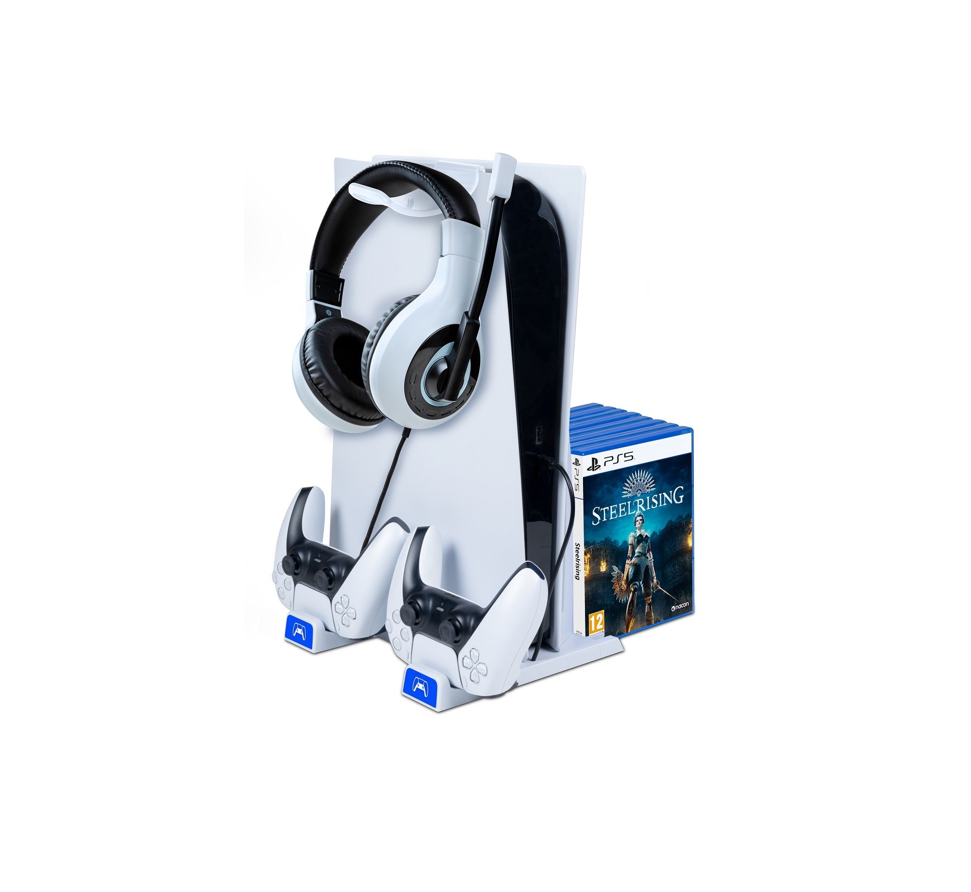 BigBen - Base de charge manettes et de rangement pour PS5/PS5 Slim