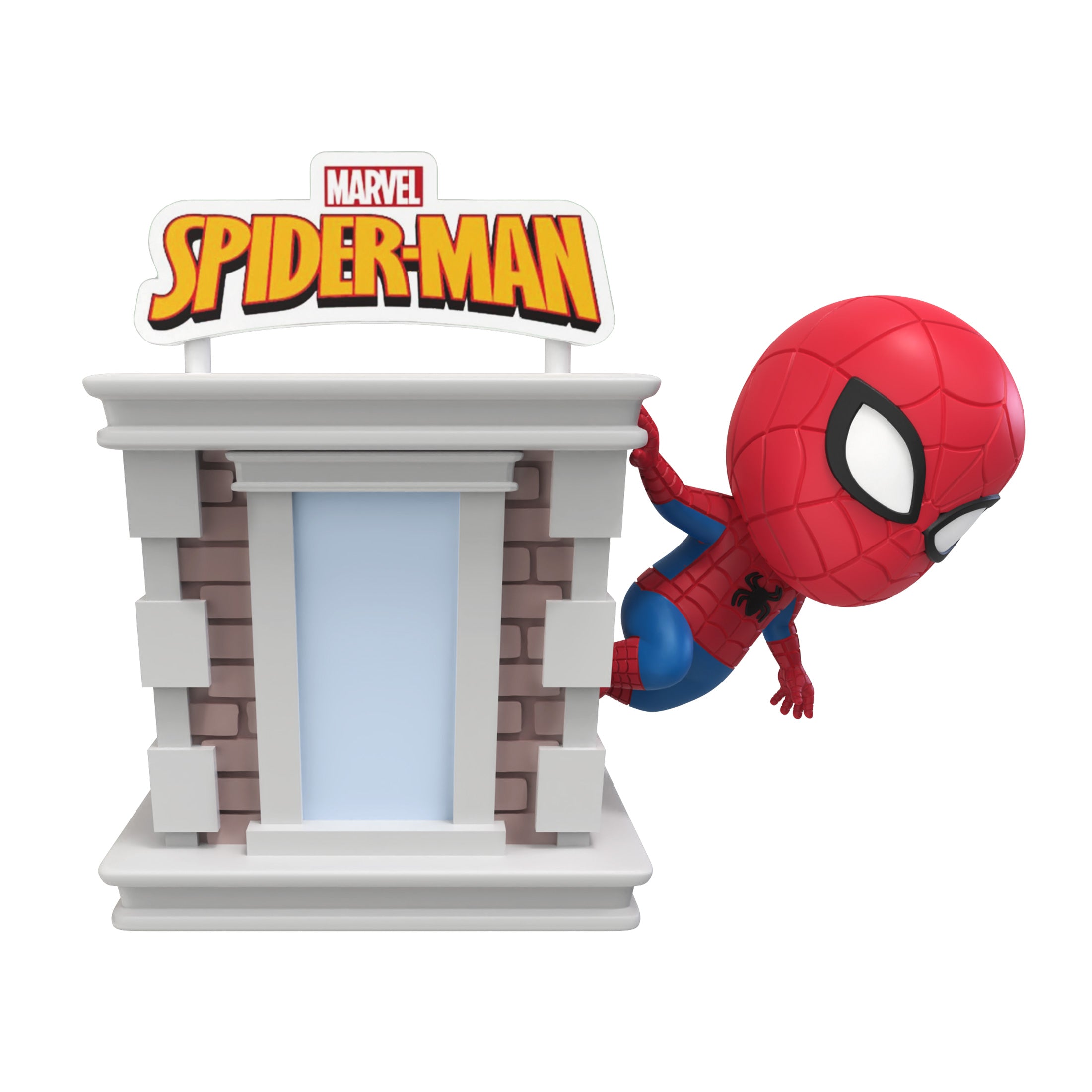 YuMe Hero Box Tower Series - Display blind box de figurines Spider-Man 8cm (12 unités)
