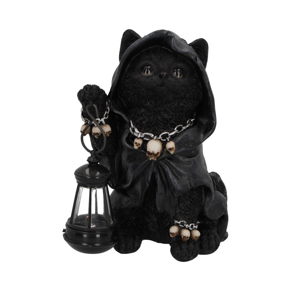 Nemesis Now - Figurine de collection Féline faucheuse avec lanterne 18.5cm - flash vidéo