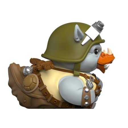 Numskull - TUBBZ Canard de bain - Tortues Ninja - Rocksteady (Première Édition) - 9cm - flash vidéo