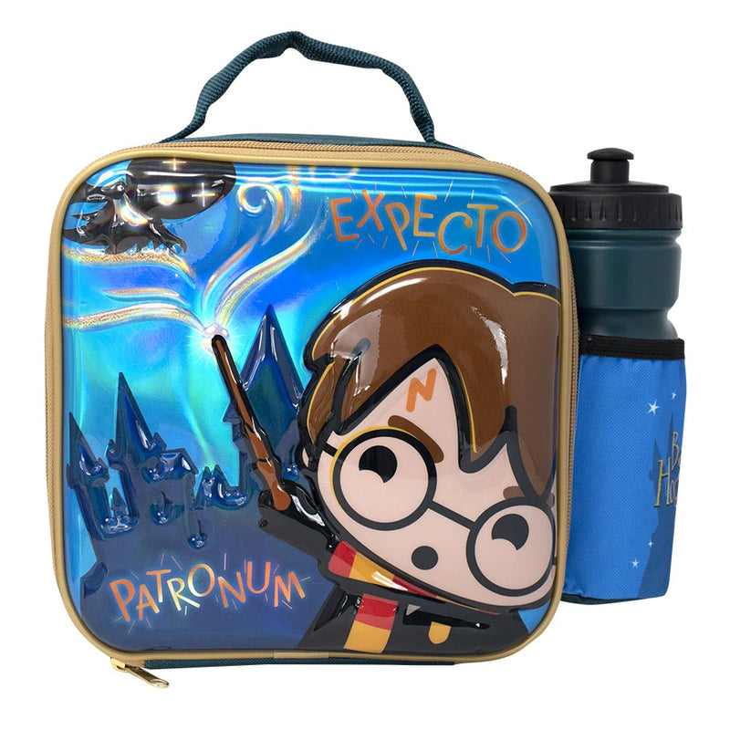 Harry Potter - Sac à Lunch Poudlard en Relief avec Bouteille