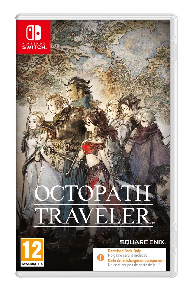Octopath Traveler (Code-in-a-box) - flash vidéo
