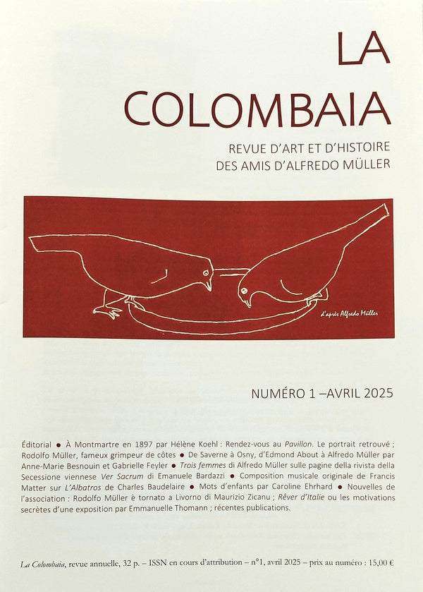 La Colombaia n°1 : Revue d'Art et d'Histoire des Amis d'Alfredo Müller