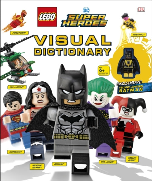 LEGO DC COMICS SUPER HEROES VISUAL DICTIONARY - WITH EXCLUSIVE YELLOW LANTERN BATMAN MINIFIGURE