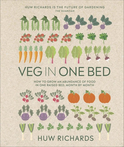 VEG IN ONE BED - HOW TO GROW AN ABUNDANCE OF FOOD IN ONE RAISED BED MONTH BY MONTH