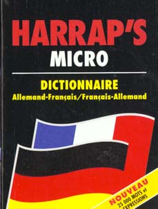 Harrap's micro : dictionnaire allemand-francais, francais-allemand