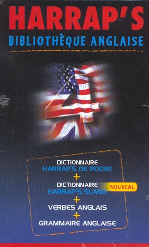 Coffret harrap's bibliotheque anglaise : harrap's de poche, harrap's slang, harrap's verbes anglais, harrap's grammaire