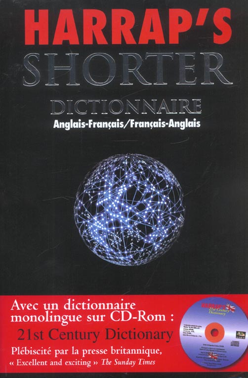 Harrap's shorter francais-anglais anglais-francais & cd rom monolingue