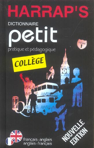 Harrap's petit dictionnaire anglais-francais ; pratique et pedagogique
