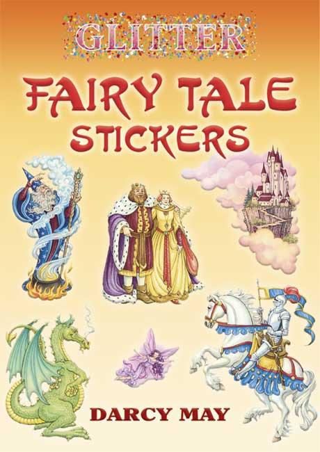 Glitter fairy tale stickers