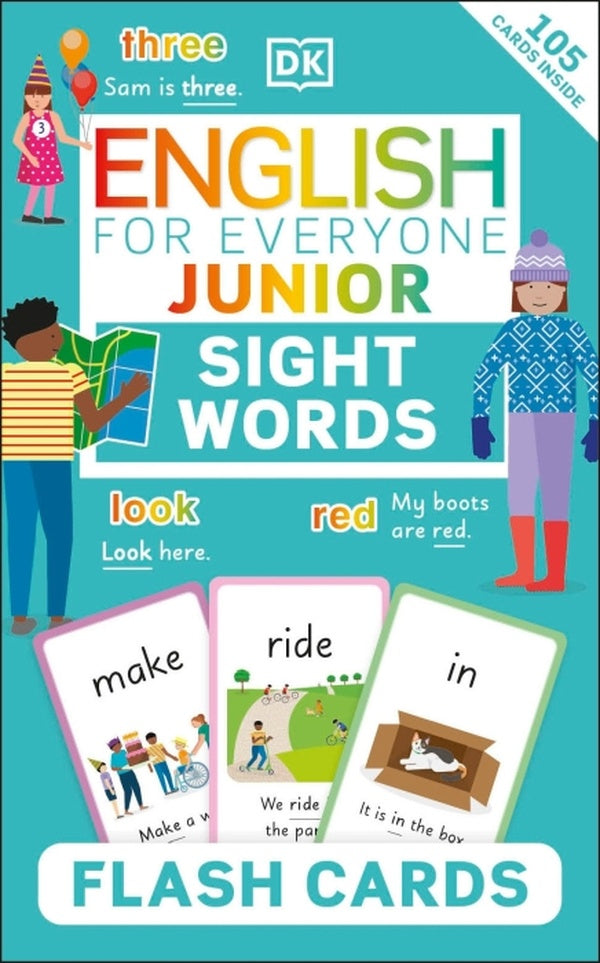 SIGHT WORDS FLASH CARDS ; ENGLISH FOR EVERYONE JUNIOR