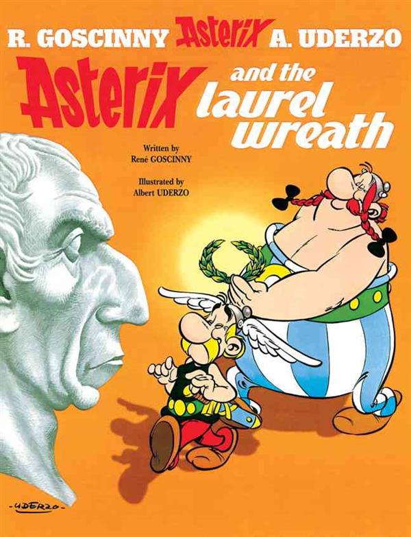 Asterix and the laurel wreath