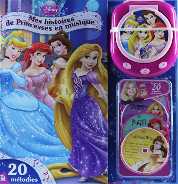 Princesses Disney ; mon premier lecteur CD - flash vidéo
