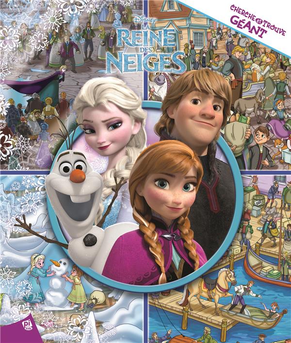 CHERCHE ET TROUVE GEANT Tome 1 : La Reine des Neiges - flash vidéo