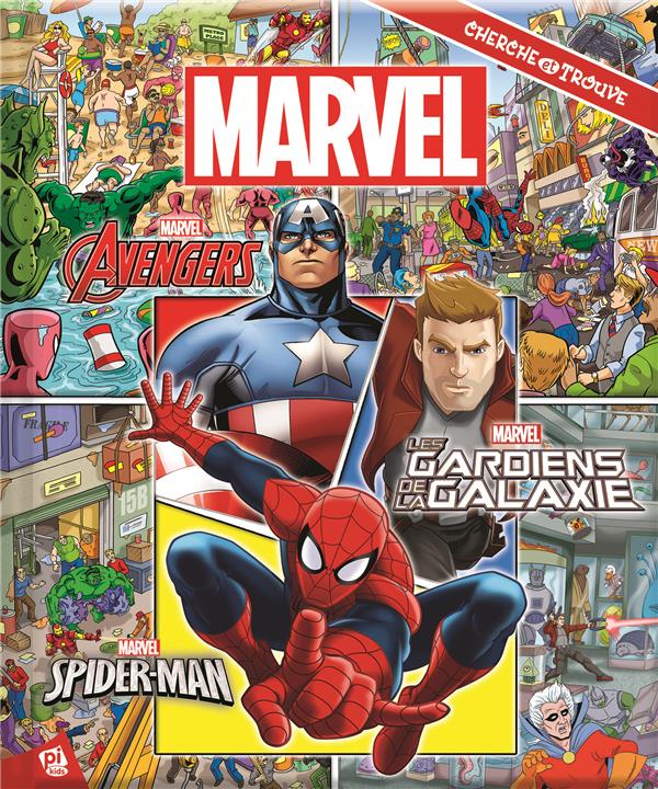 Cherche et trouve Tome 29 : Marvel ; les gardiens de la galaxie ; Spider-Man ; Avengers - flash vidéo
