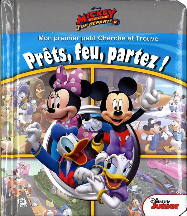 Mon premier petit cherche et trouve : Mickey et ses amis - top départ : prêts, feu, partez ! - flash vidéo