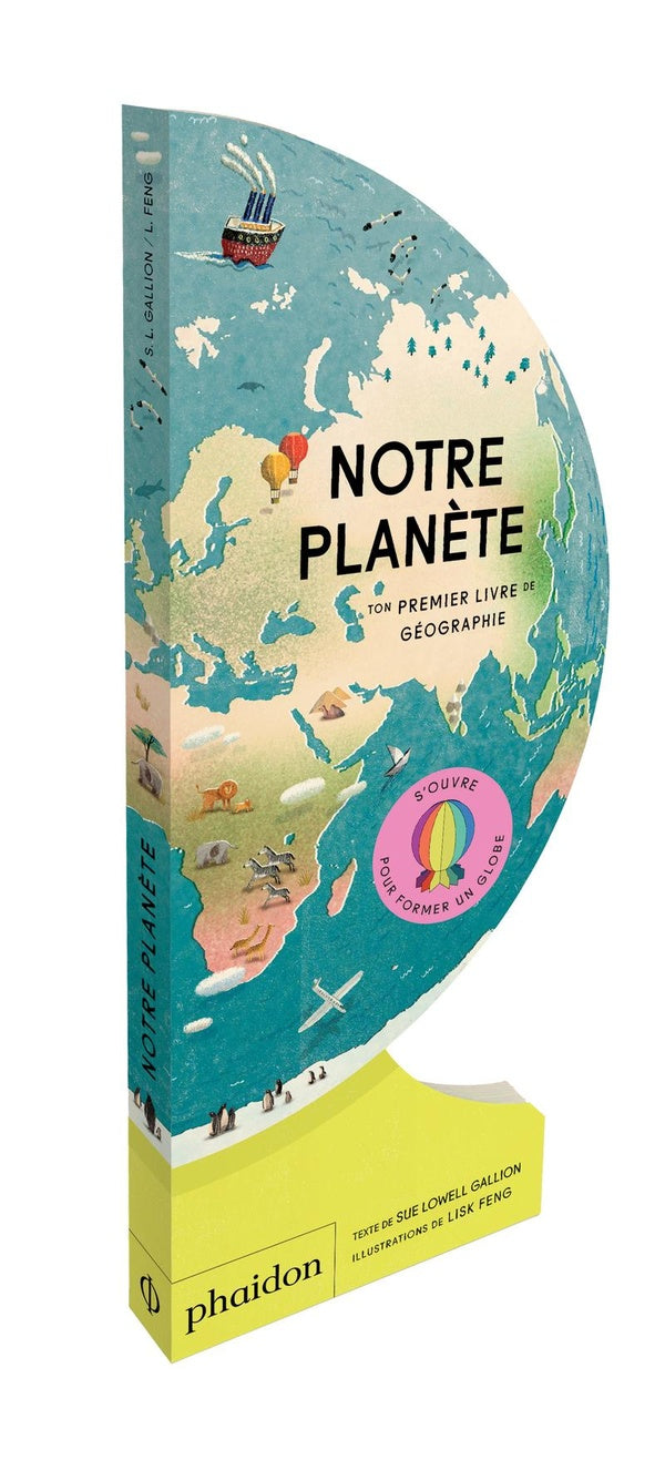 Notre planète ; ton premier livre de géographie - flash vidéo