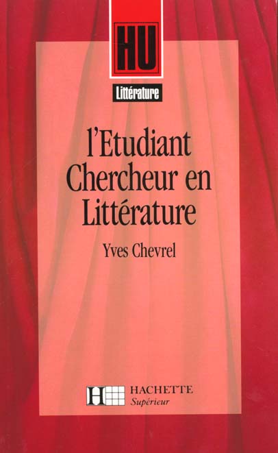 L'etudiant chercheur en litterature