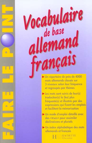 Vocabulaire de base allemand-francais