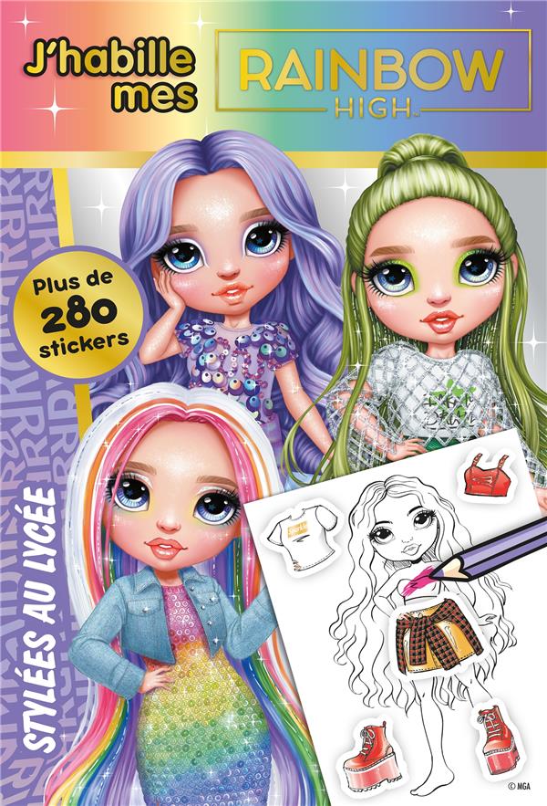 J'habille mes Rainbow High ; Stylées au lycée